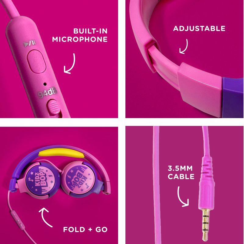 KB Headphones Gallery Wired Pink 1